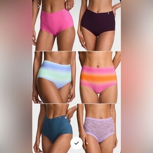 Victoria’s Secret 6 No Show Modern Brief Panties S NWOT